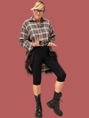 Pantalone ciclista nero Le Streghe