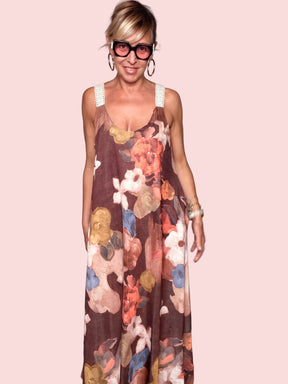 Abito Maxi Floreale Pittorico Female