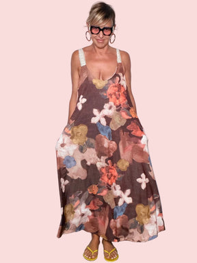 Abito Maxi Floreale Pittorico Female
