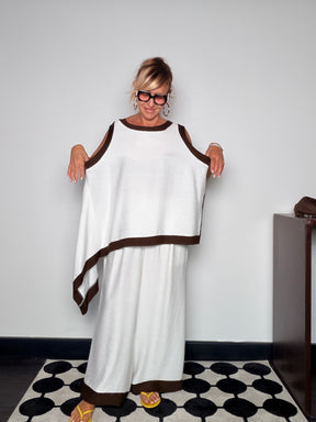 Completo Top Asimmetrico e Pantalone