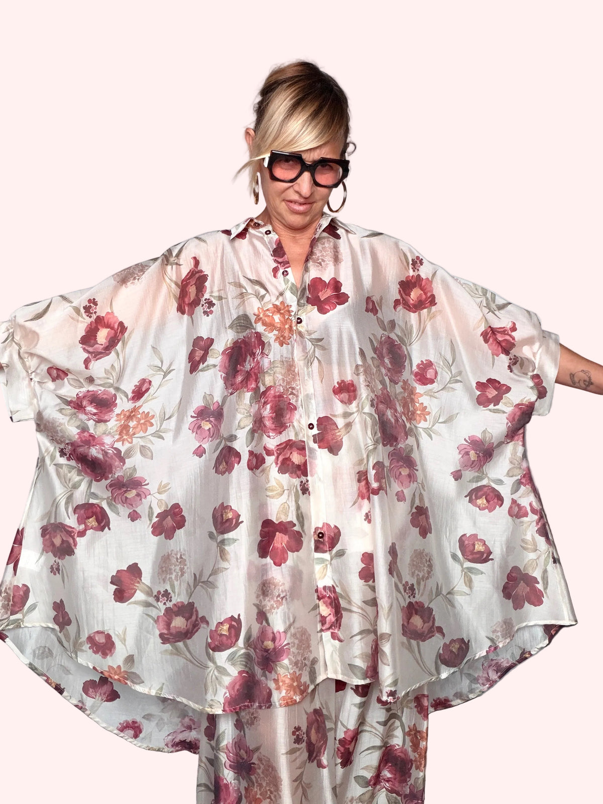 Camicia Oversize Floreale Susy Star