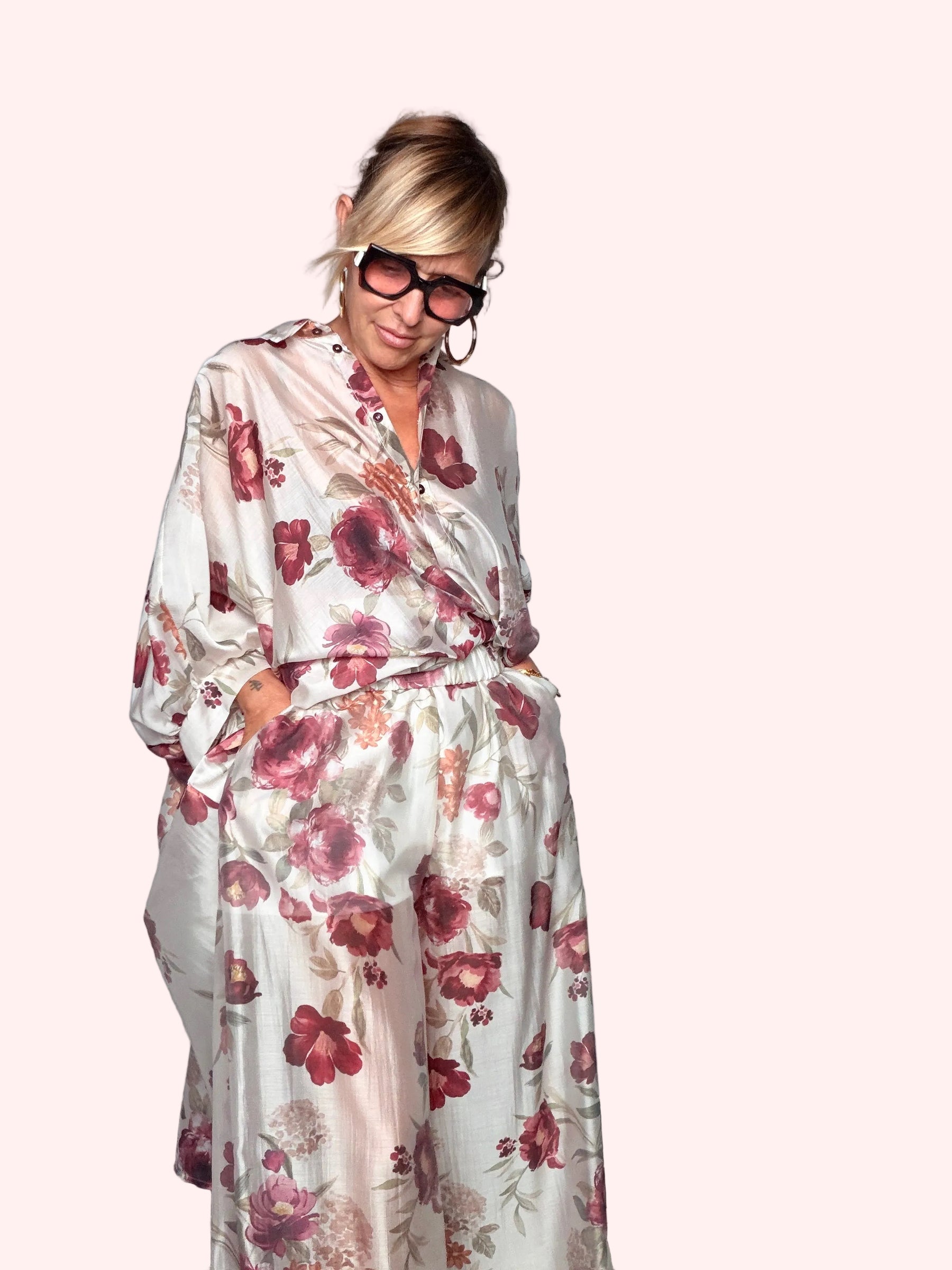 Camicia Oversize Floreale Susy Star