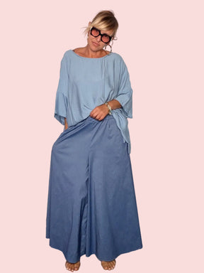 Pantagonna Oversize con Drappeggio