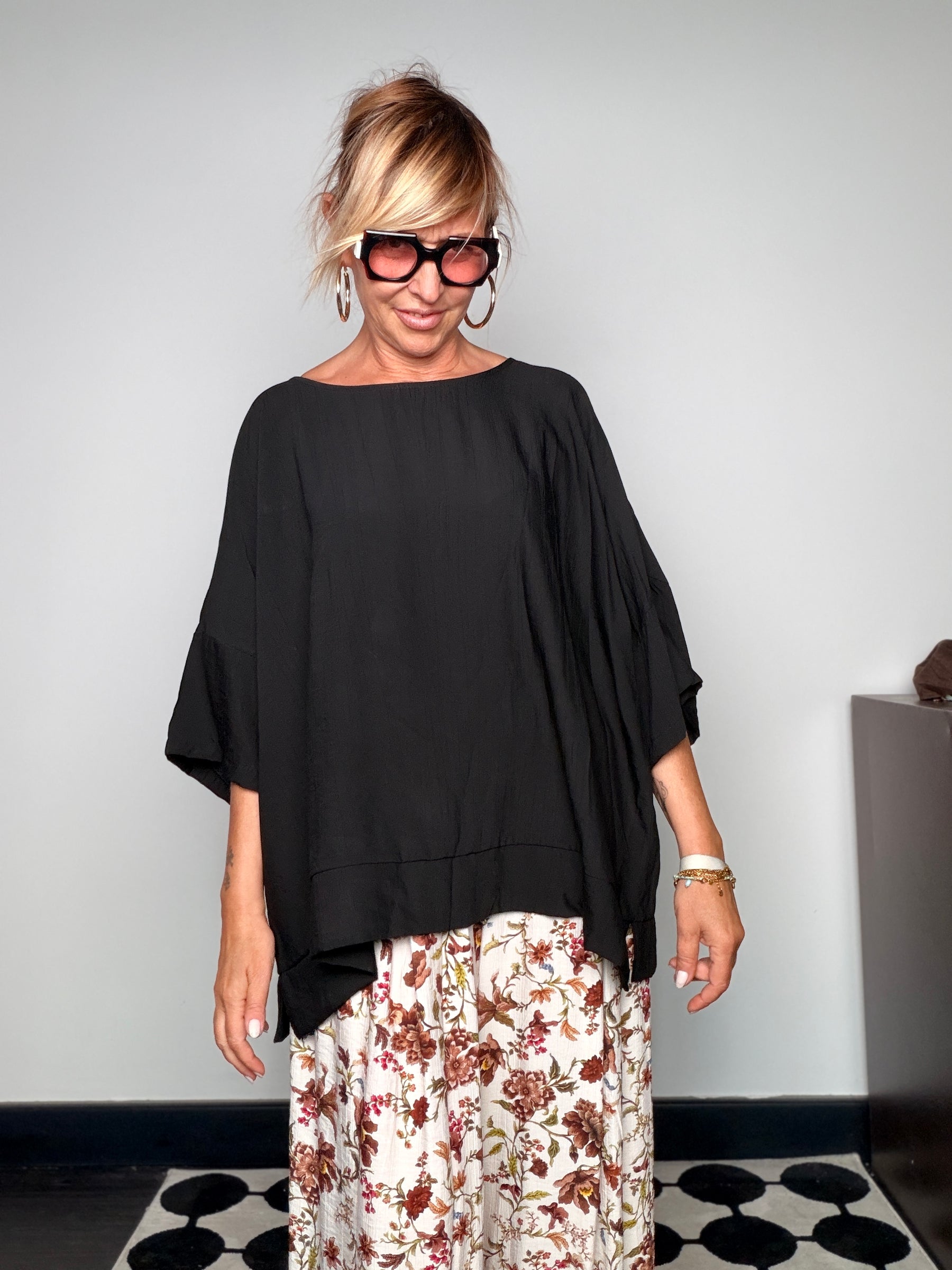 Blusa Oversize Pipistrello