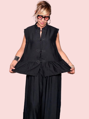 Completo Gilet Orientale con Pantalone Palazzo