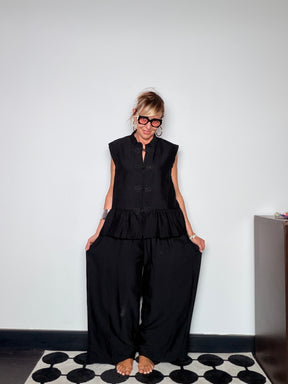 Completo Gilet Orientale con Pantalone Palazzo