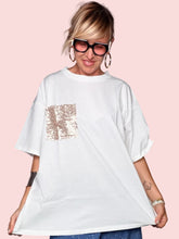 Maxi T-Shirt con Patch Paillettes Susy Star