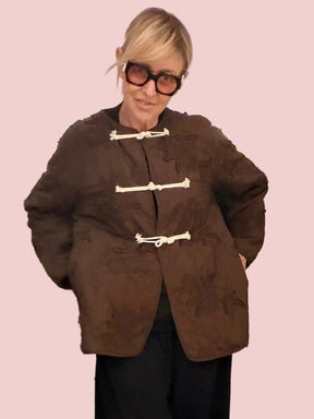 Giacca Trapuntata Alamari