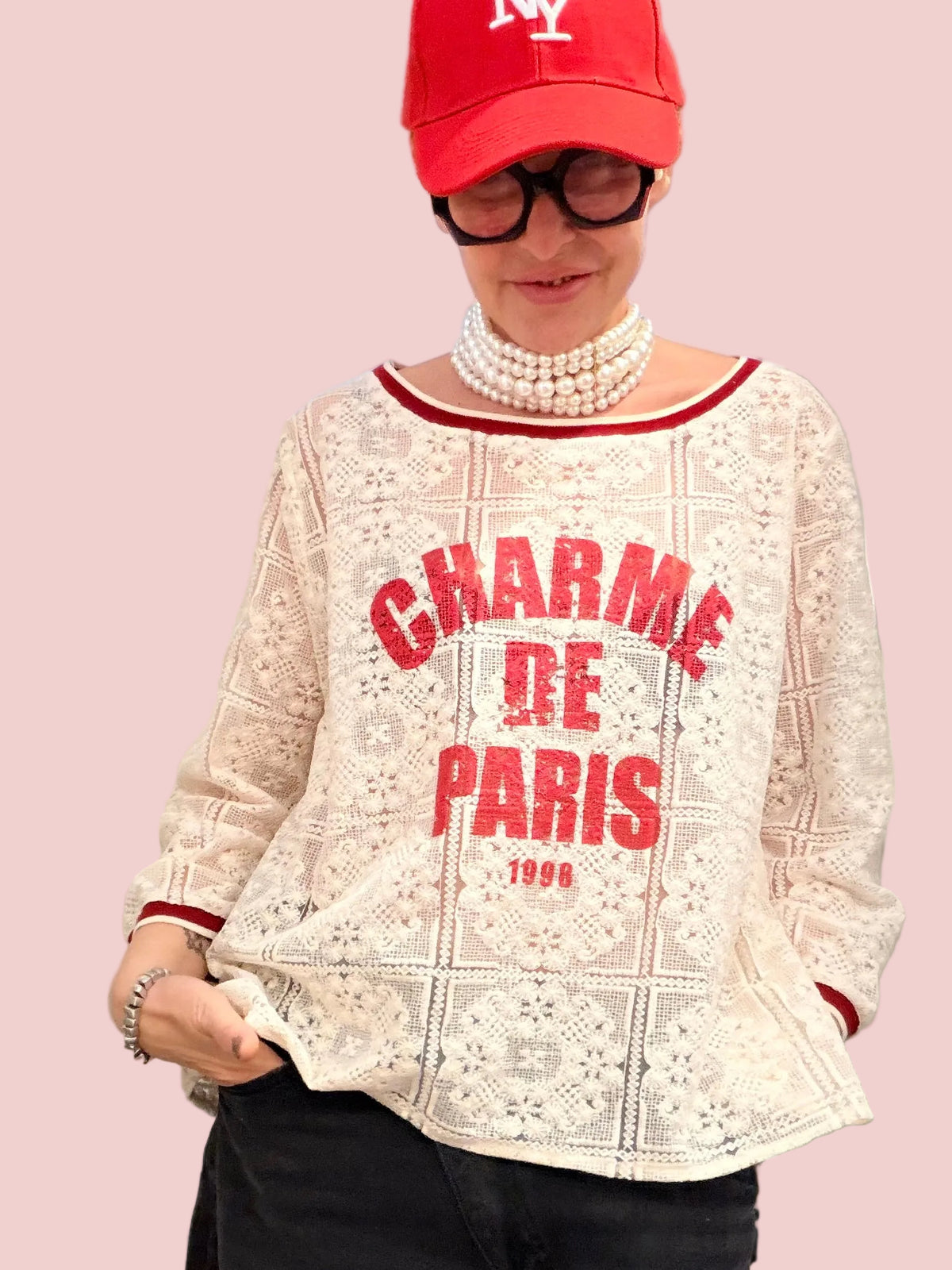 Maglia Charme de Paris in Pizzo