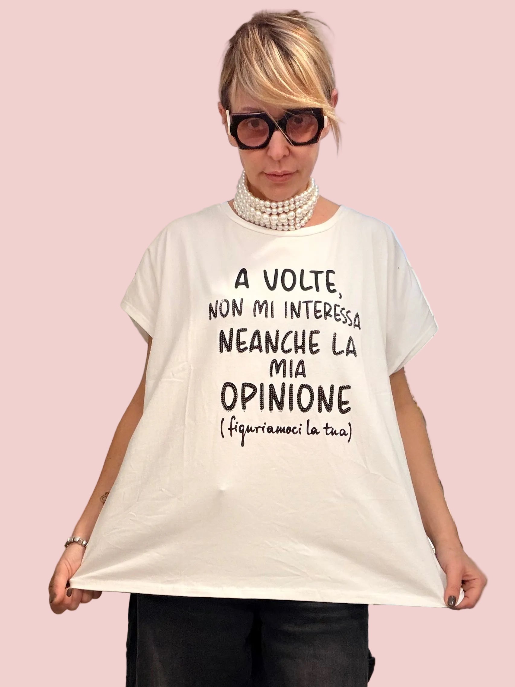 T-shirt "A Volte Non Mi Interessa Neanche la Mia Opinione"