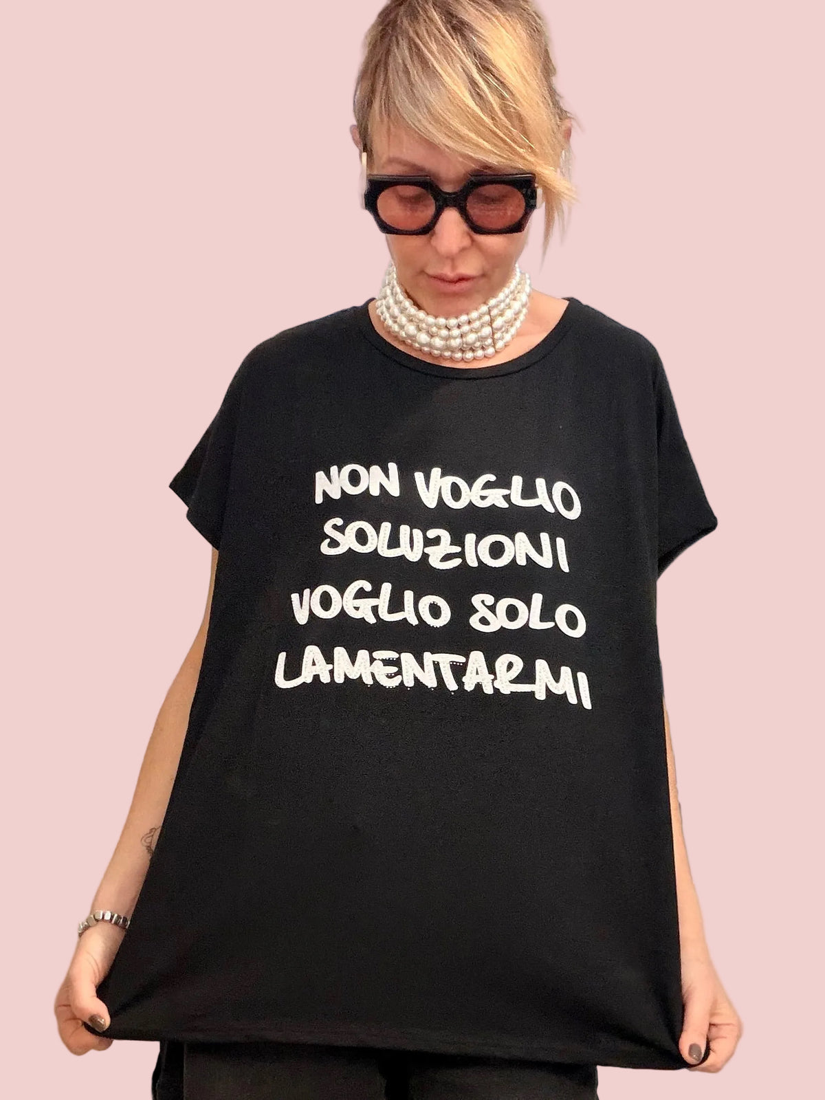 T-shirt "Non Voglio Soluzioni Voglio Solo Lamentarmi"