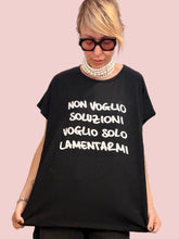 T-shirt "Non Voglio Soluzioni Voglio Solo Lamentarmi"