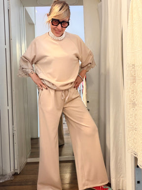 Pantaloni Palazzo  con Coulisse