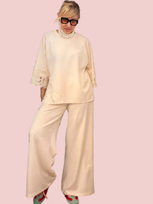 Pantaloni Palazzo  con Coulisse