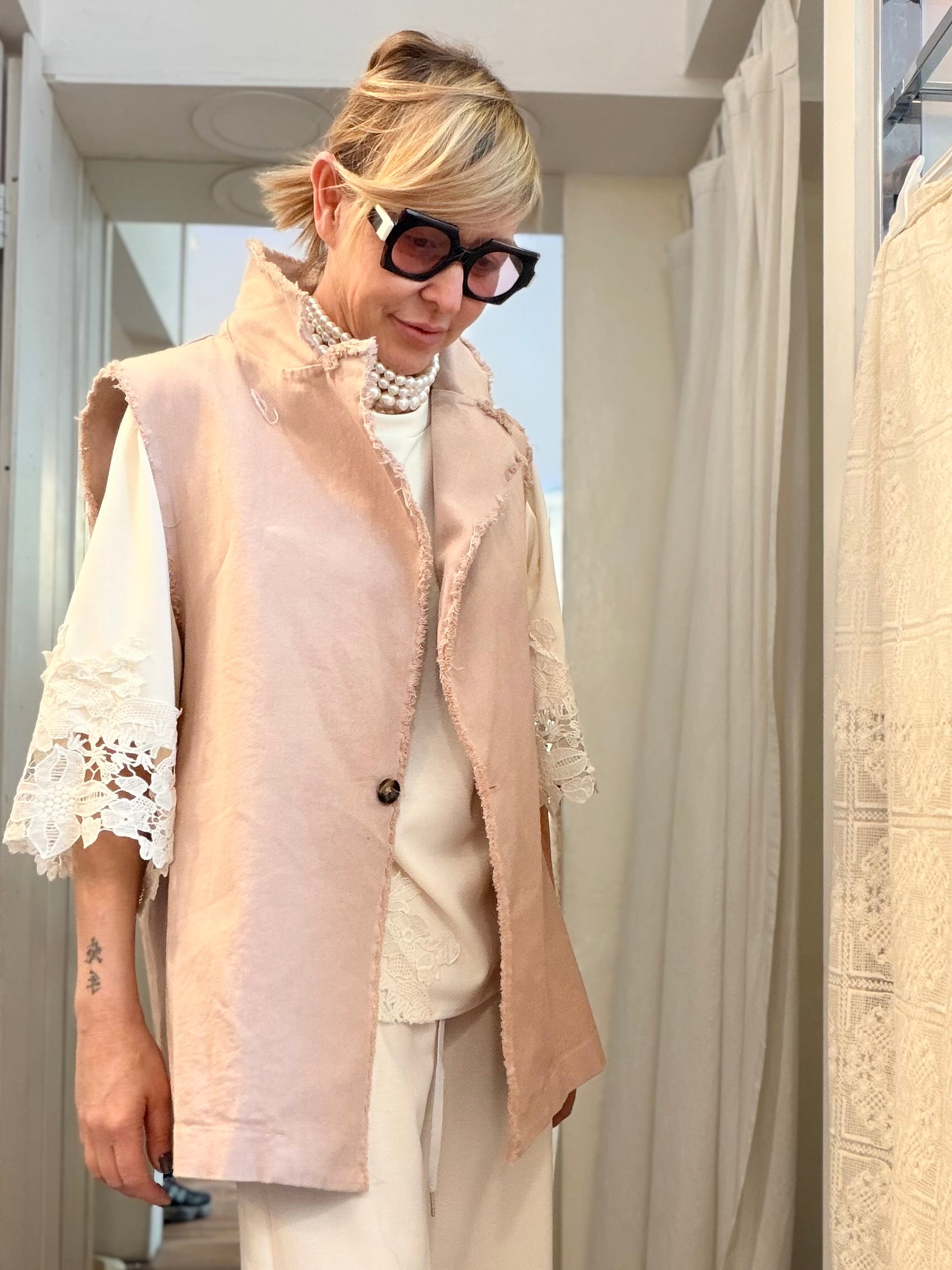 Gilet Sweet Cherry Rosa