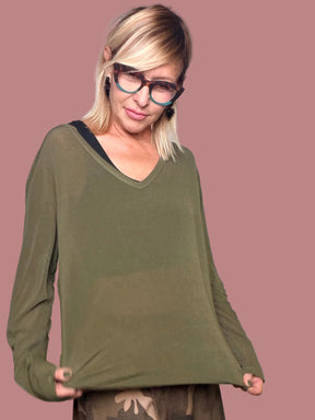Maglia in misto cashmere