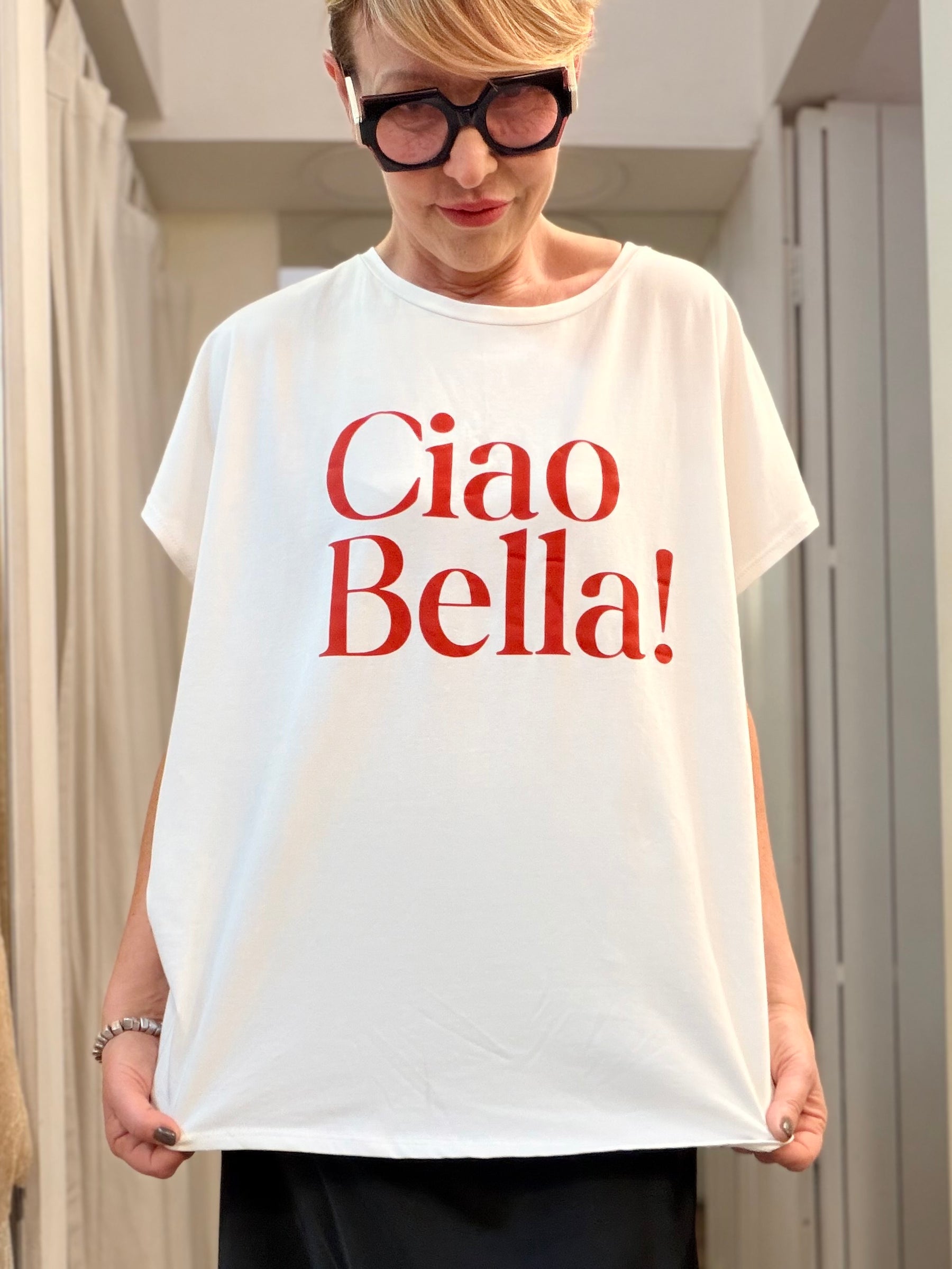 T-Shirt Oversize "Ciao Bella!"