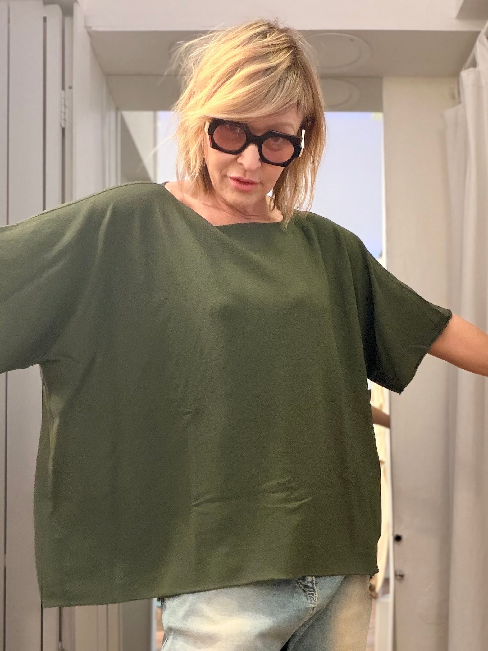 Maglia Oversize modello scatolina
