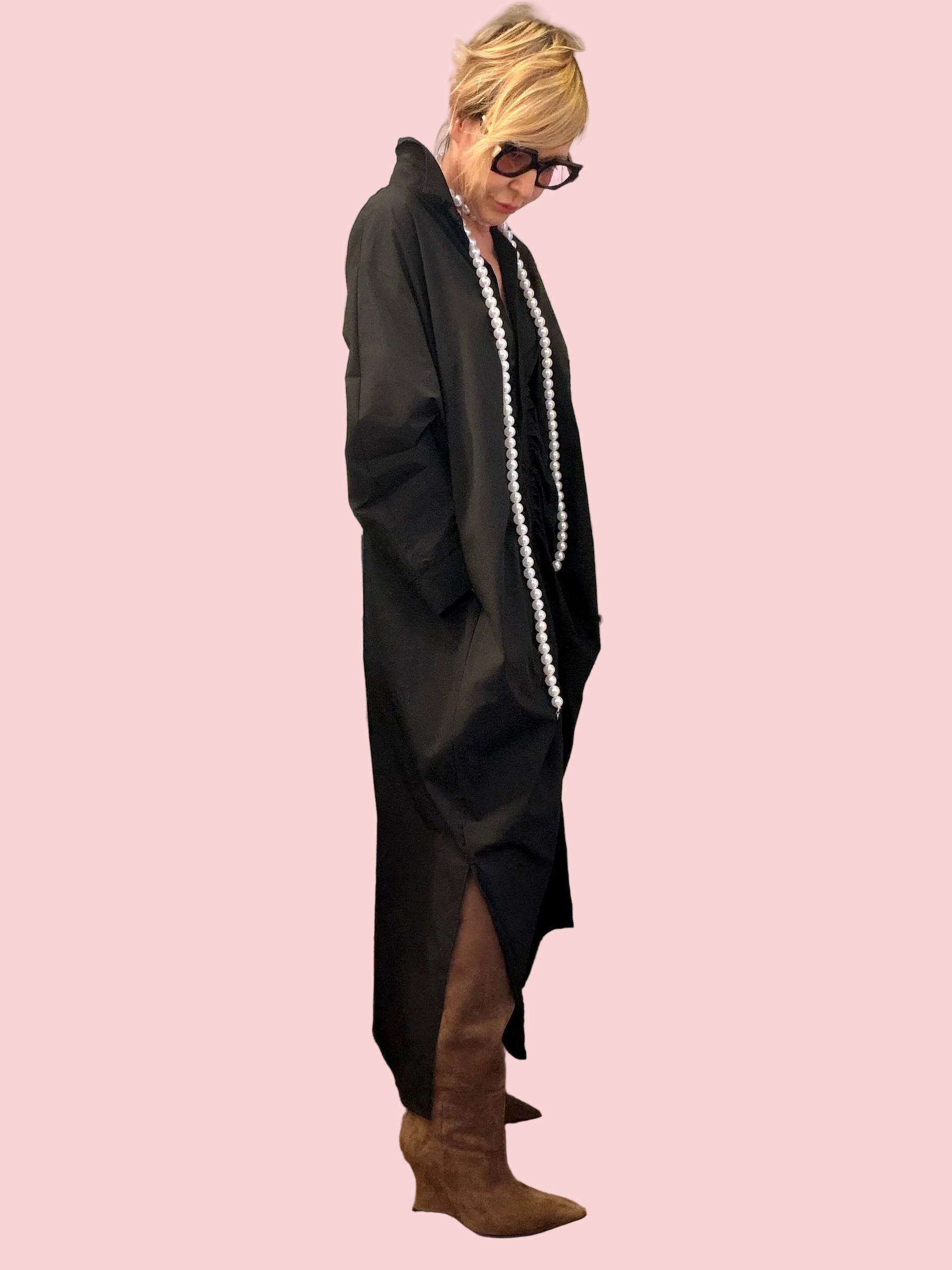 Abito Chemisier Oversize Nero