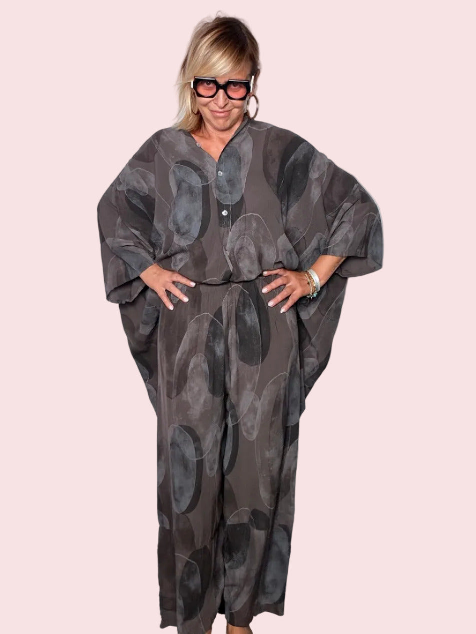 Pantalone Palazzo Stampato Flo & Poi