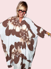 Camicione Kimono Stampato Flo & Poi ( il colore beige è PREORDINE in consegna entro il 05 Luglio) (Copia)