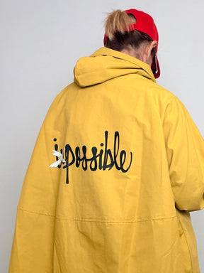 Trench Oversize  con Cappuccio "Impossible"