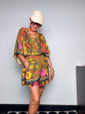 Completo Kimono Floreale Female