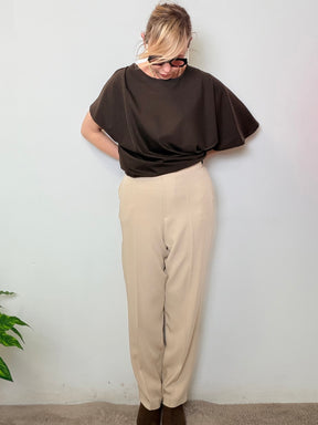 Pantalone Fluido con elastico posteriore