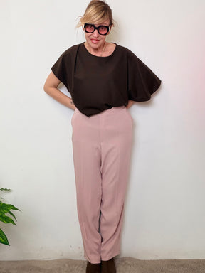 Pantalone Fluido con elastico posteriore