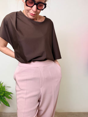 Pantalone Fluido con elastico posteriore