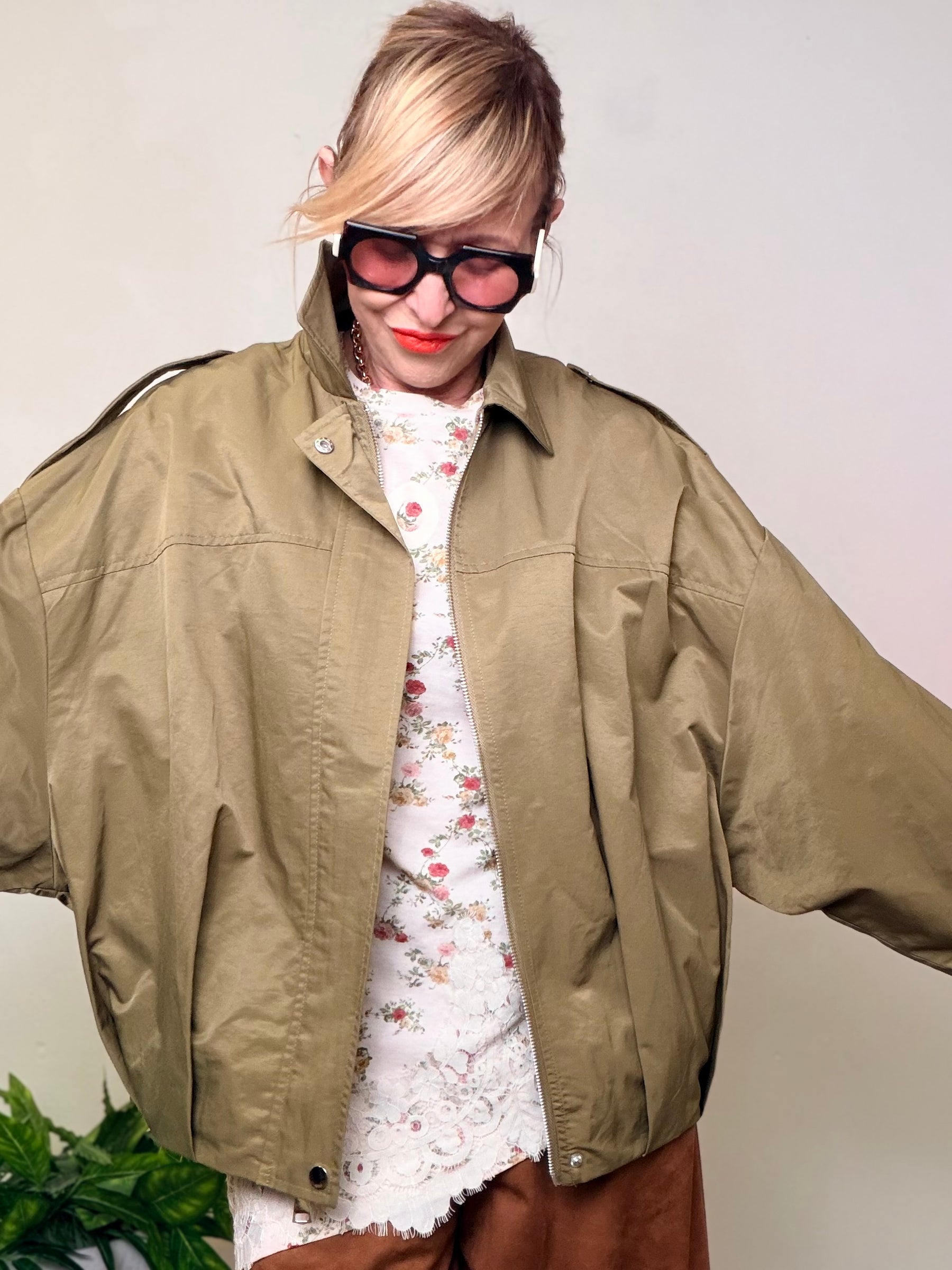 Bomber Oversize Kaki