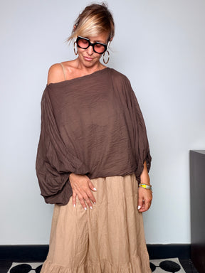 Camicia Over in Mussola "Brezza"