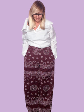 Pantalone Palazzo Fantasia Bandana