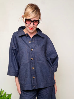 Camicia Jeans Oversize