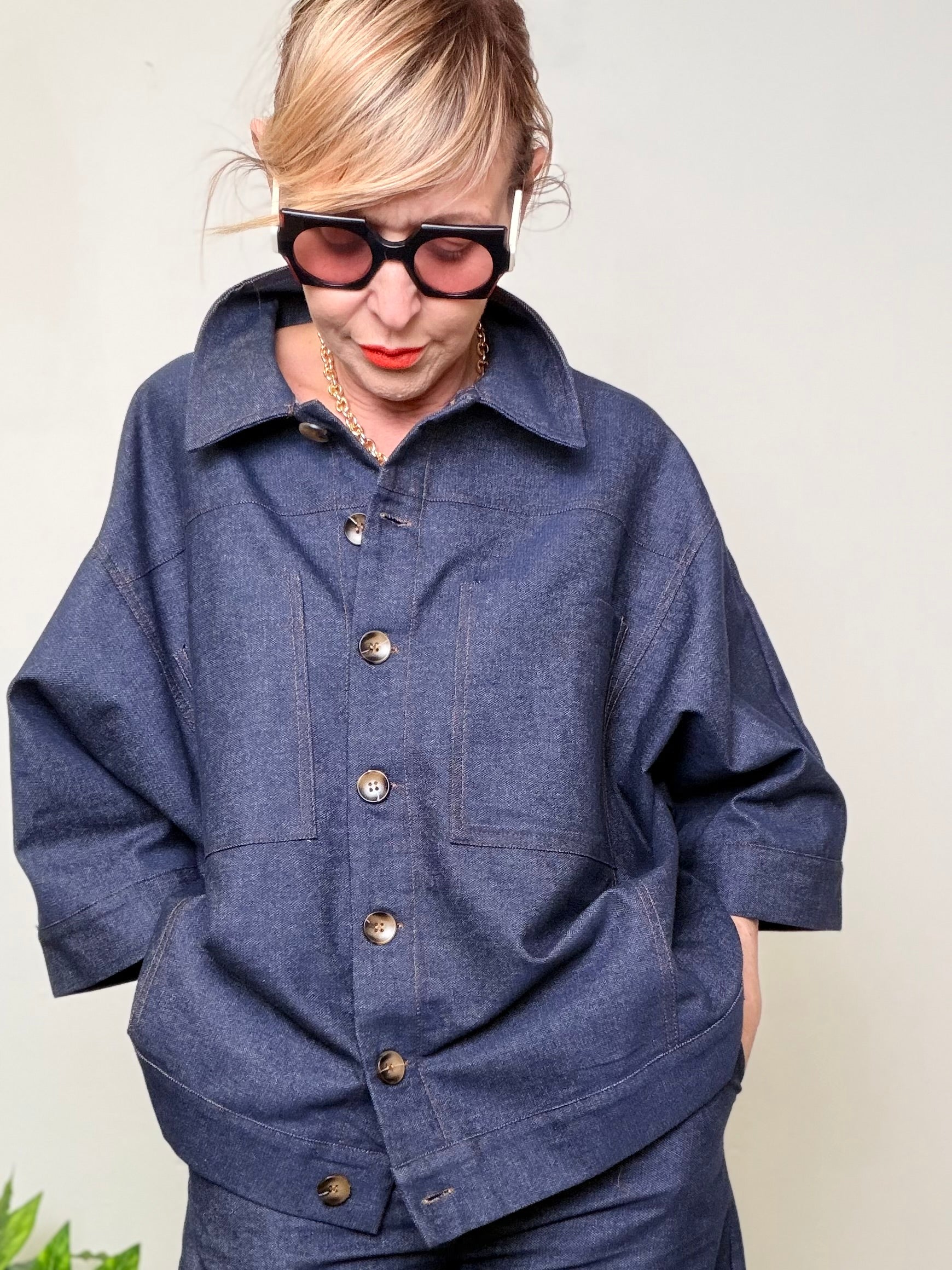 Camicia Jeans Oversize