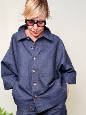 Camicia Jeans Oversize