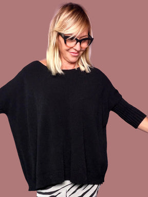 Maglione Oversize Manica 3/4