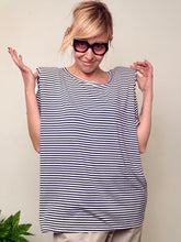 T-shirt Oversize a Righe Marinière