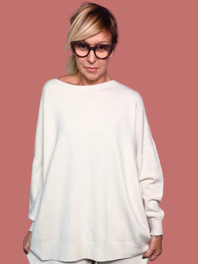 Maglia over girocollo, stile rilassato