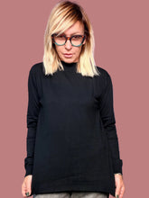 Maglia lupetto a mezzo collo