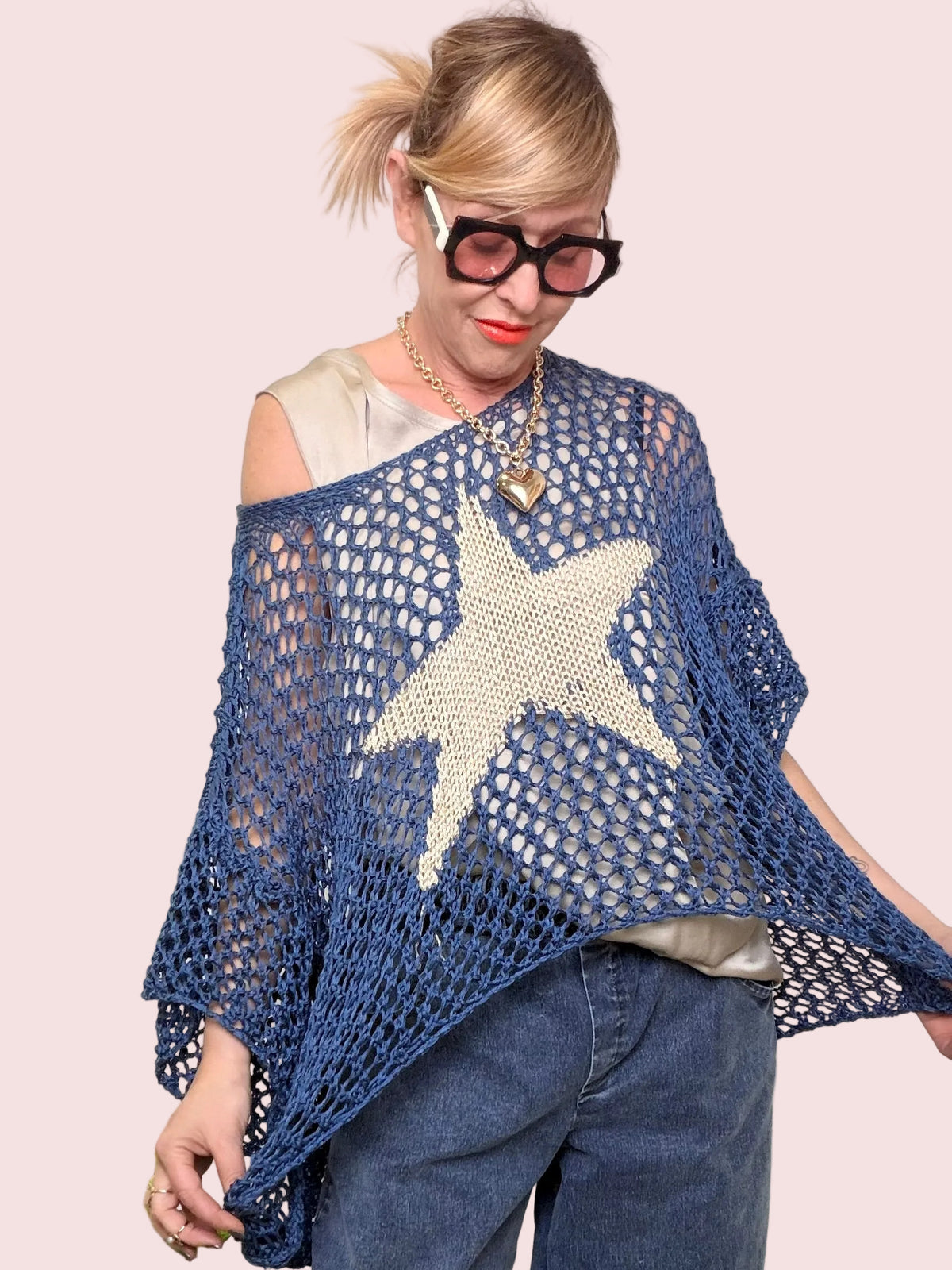 Maglia Over con Stella