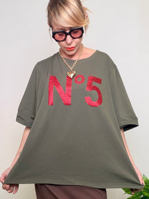 T-shirt Oversize N°5 Glitter