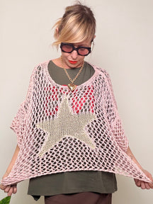 Maglia Over con Stella