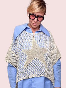Maglia Over con Stella