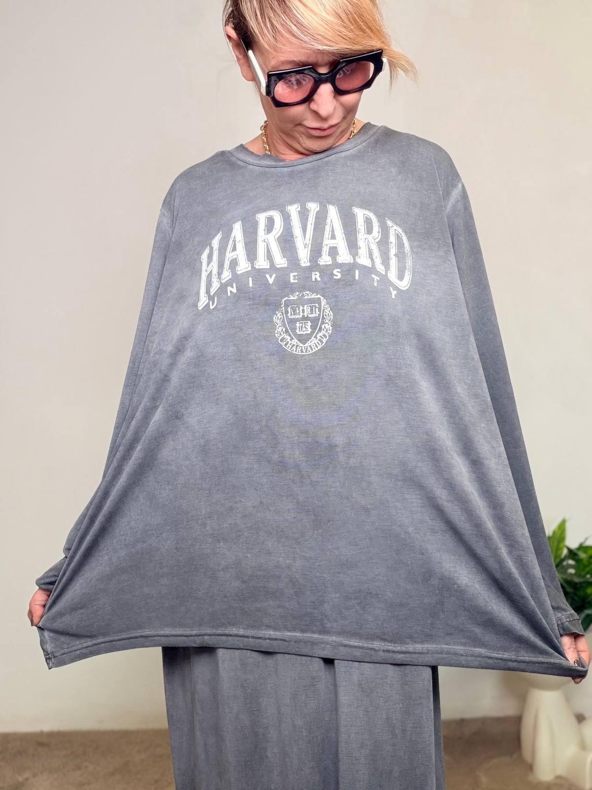 Maglia Oversize Modal Tinto Capo Harvard