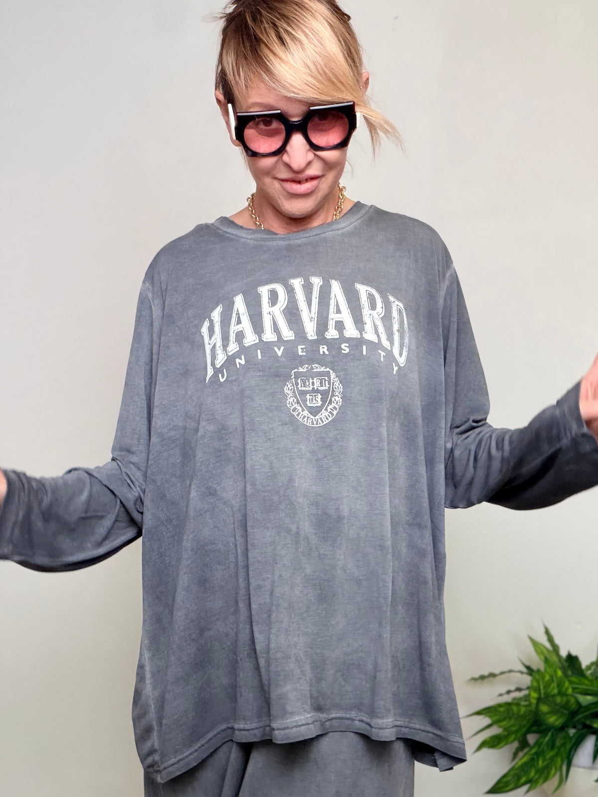 Maglia Oversize Modal Tinto Capo Harvard