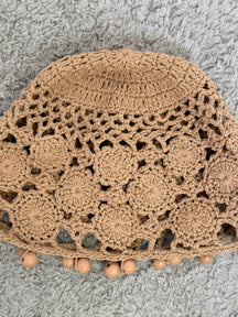 Cappello Crochet con Perline