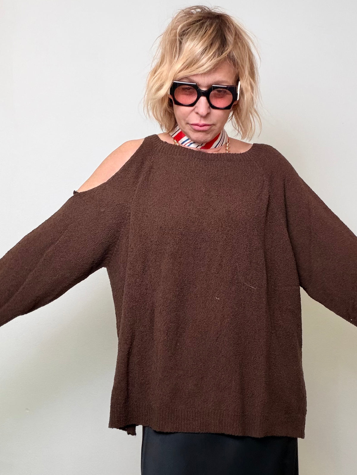 Maglia Spugna Cut Out Spalle