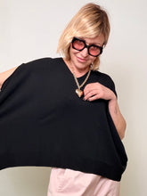 Maglia Filo Manica Calata Nera