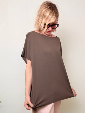 Top Kimono Taglio Vivo Over